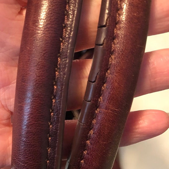 B. Makowsky Brown Hobo Purse Shoulder Bag - Picture 7 of 7